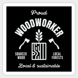 Proud Woodworker Sticker